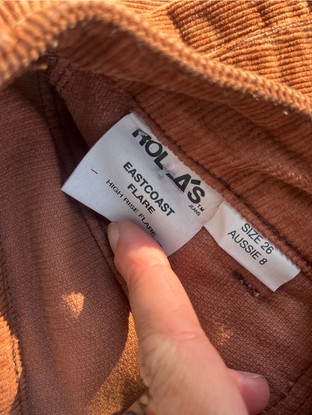 ROLLA’S East Coast Flare cords - brown - Picture 5 of 5